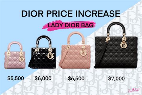 lady dior europe price 2024|christian lady dior bag price.